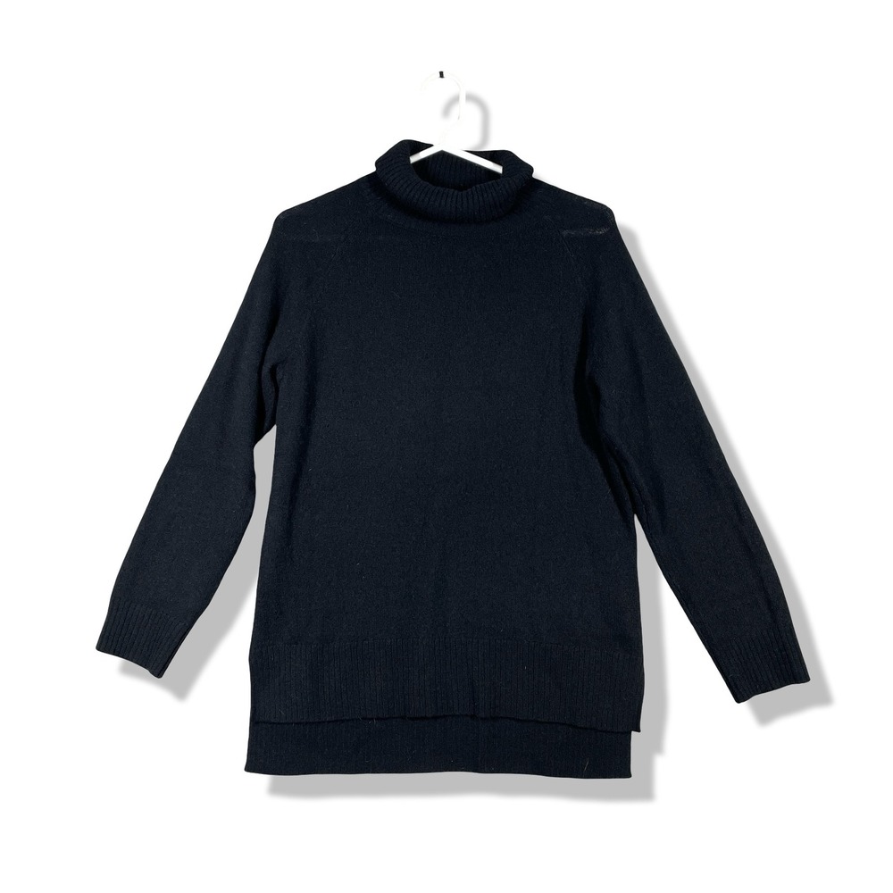 41 Hawthorn Turtleneck Sweater Womens S Black 100% Cashmere Minimalist Classic